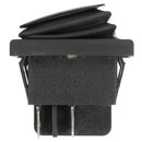 Black Waterproof 4Pin 2Position Circuits DPST ON-OFF Rocker Switch 16A 250V AC