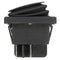 Black Waterproof 4Pin 2Position Circuits DPST ON-OFF Rocker Switch 16A 250V AC