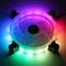 DC 12V 120mm 16million Color RGB LED Quiet Computer Case PC Cooling Fan