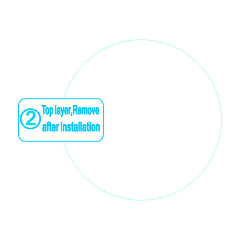 Newwear HD Ultra Glass Protective Film Screen Protector for Q9 Fashion Smart Watch