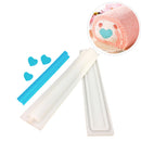 DIY Silicone Handmade Soap Mould Mousse Cake Sandwich Love/Diamond/Moon/Plum