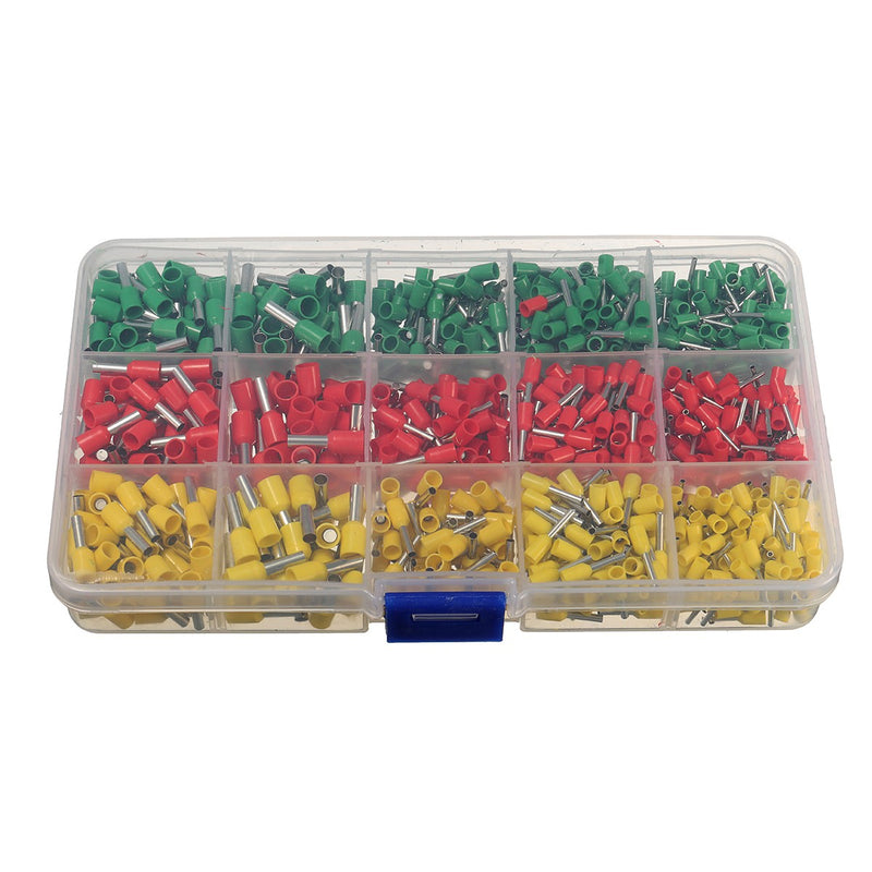 Crimping Tool Crimper Plier with 990pc Tube End Ferrule Terminals Assortment Kit