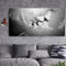 Black & White Love Kiss Wall Art Picture Print Abstract Arts on Paintings For Room Decorations
