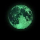 30cm Luminous Glow in the Dark Moon Wall Sticker Home Art Decor Kids Room Decal