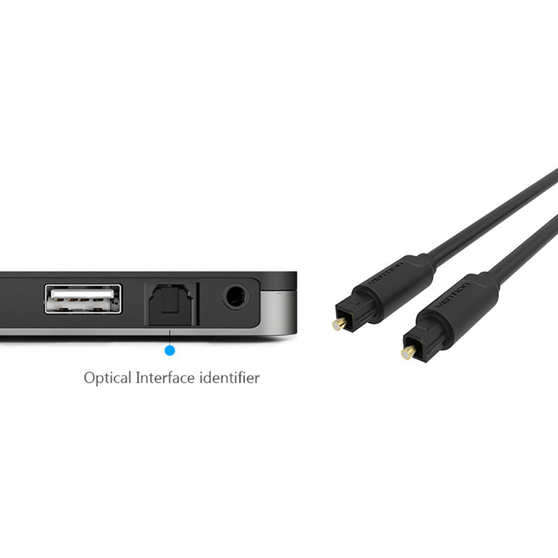 Vention Optical Audio Cable Toslink Digital SPDIF Cable For Blue Ray CD DVD Player Xbox 360 PS3