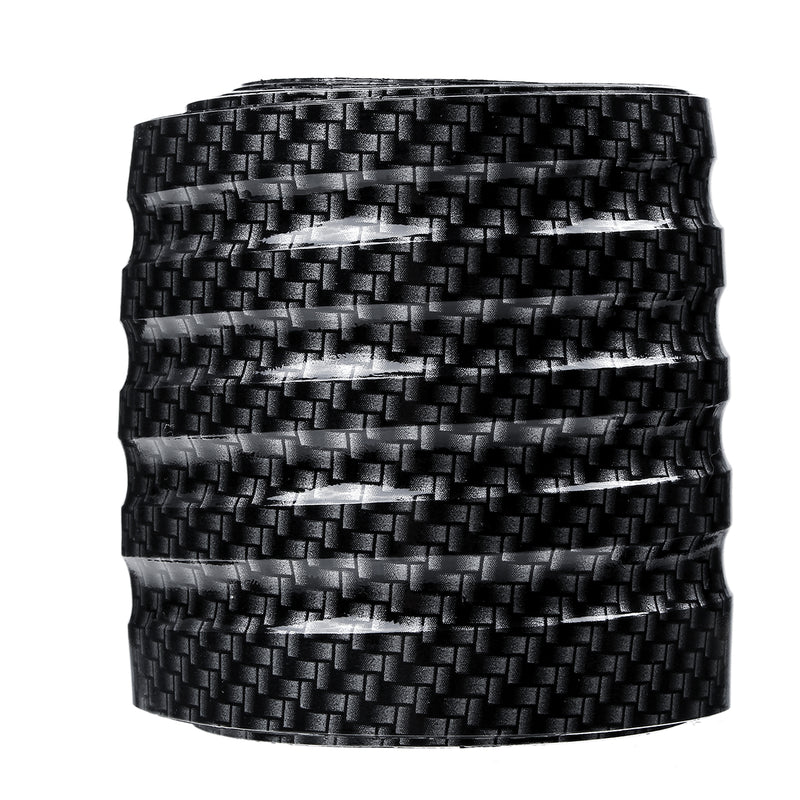 Universal Rear Trunk Carbon Fiber Strip Sill Bumper Guard Protector Pad Cover