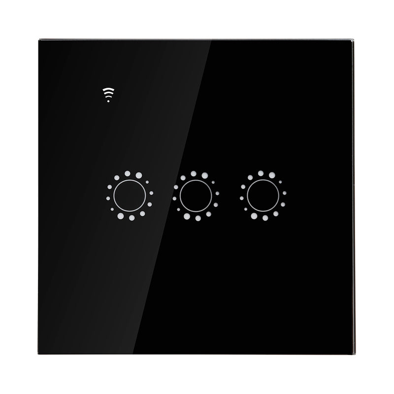 250V 10A 1/2/3 Gang Smart WiFi Touch Light Switch RF APP Remote Control Socket