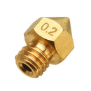 TRONXY 0.2mm/0.3mm/0.4mm/0.5mm Copper Extruder Nozzle For 3D Printer Parts