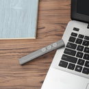 Vesine V9 Rechargeable Wireless Presenter Red Laser Flip Pen PPT Laser Page Pen Clicker Presentation Pen USB Remote Control Touch-Keys