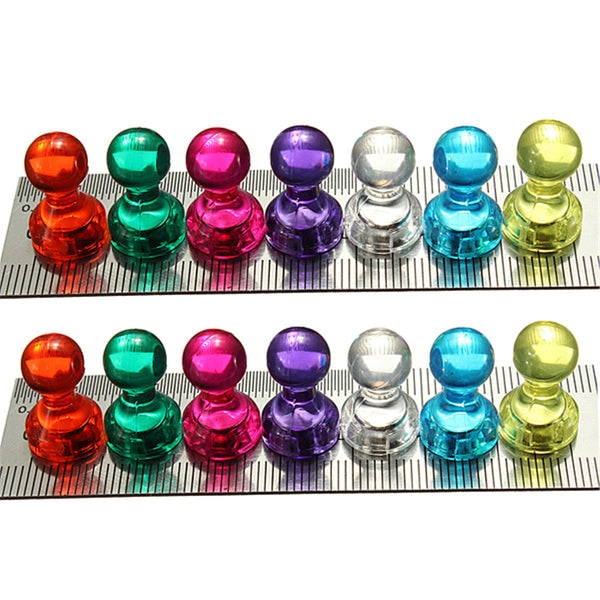 14pcs Strong Magnetic Thumbtacks Neodymium Pins Fridge Magnet Teaching Painting Thumbtack
