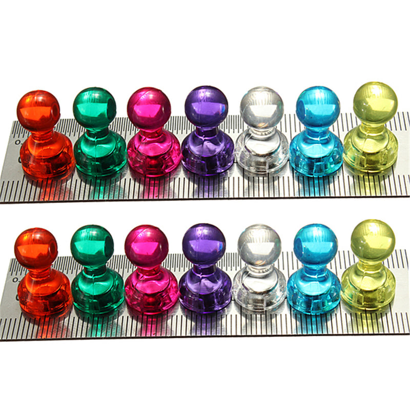14pcs Strong Magnetic Thumbtacks Neodymium Pins Fridge Magnet Teaching Painting Thumbtack