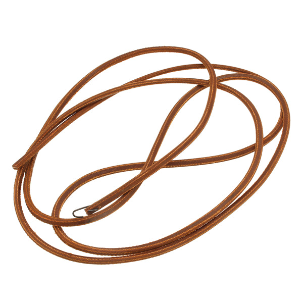 68 Inch Brown Softer Leather Treadle Belt For Singer Sewing Machine With Metal Hook
