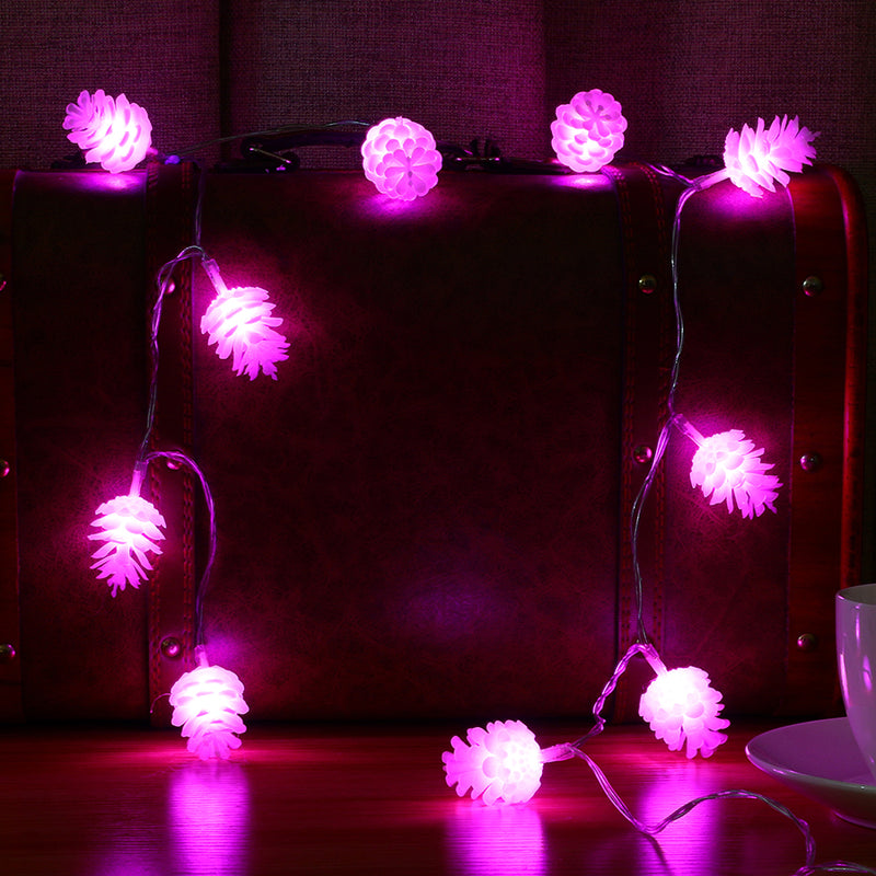 KCASA 2M 20 LED Pine Cone String Lights LED Fairy Lights for Festival Christmas Halloween