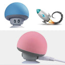 Cartoon Small Mushroom Head Bluetooth Speaker Mini Phone Stand Outdoor Suction Cup
