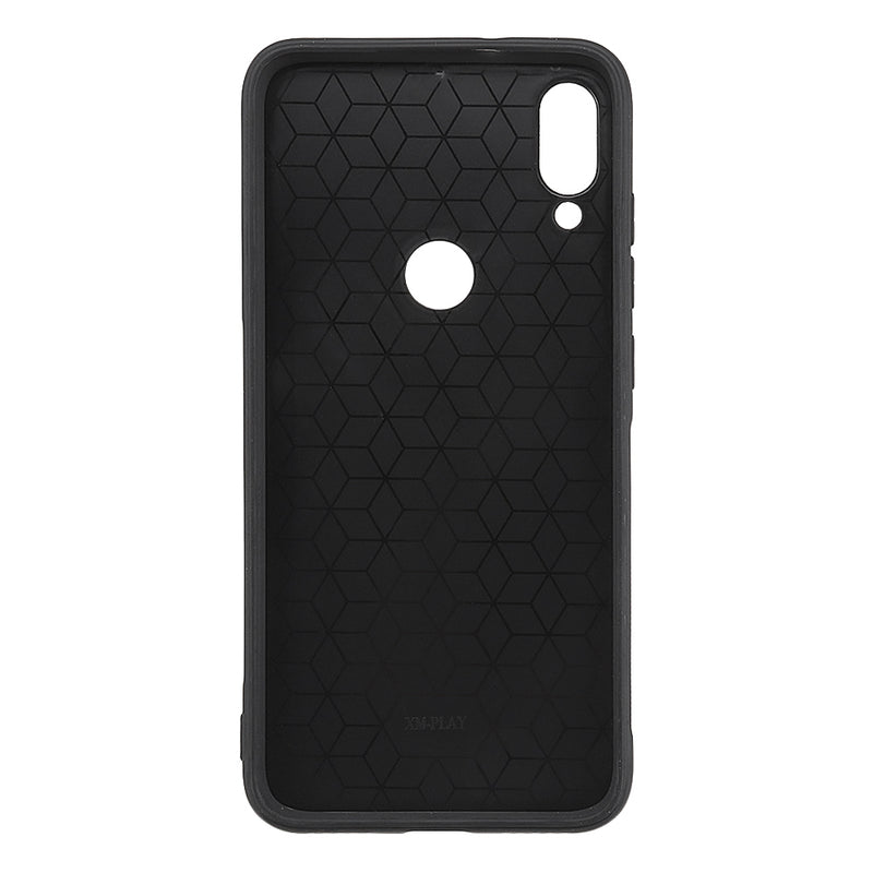 Bakeey Luxury Fabric Splice Soft Silicone Edge Shockproof Protective Case For Xiaomi Mi Play