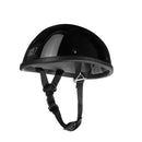 M/L/XL DOT Motorcycle German Style Half Face Helmet Motocross Scooter Glossy Black