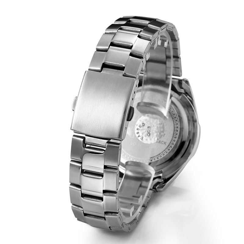 LONGBO 80007 Full Steel Men Quartz Watches Business Style Analog Luminous Hand Watch