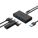 Orico H4U3 USB 3.0 to 4-Port USB 3.0 OTG Hub with Micro USB Power Port
