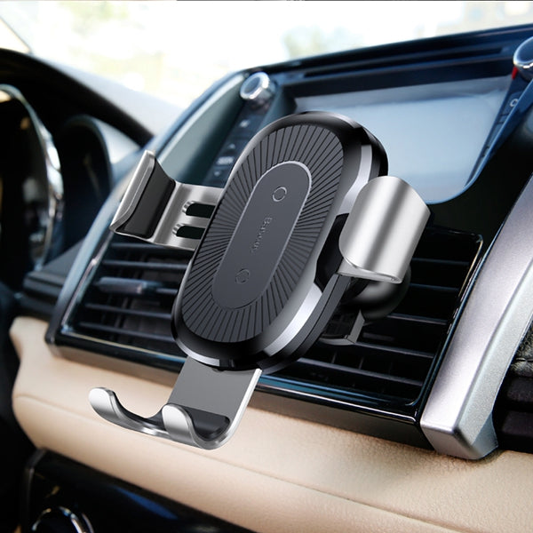 Baseus WXYL-B09 Fast 10W Qi Wireless Charger Mount Holder for iPhone X 8 Plus S8 + S9