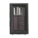 3pcs Dual USB 12V To 5V Step-down Module Battery Indicator Battery Voltage Display Meter