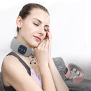 Electric Pulse Neck Massager 3 Modes Health Care Relaxation Tool 9 Speeds Smart Cervical Shoulder Massage Therapy Device U-shaped Multi-function Massage Pillow Relieve Fatigue