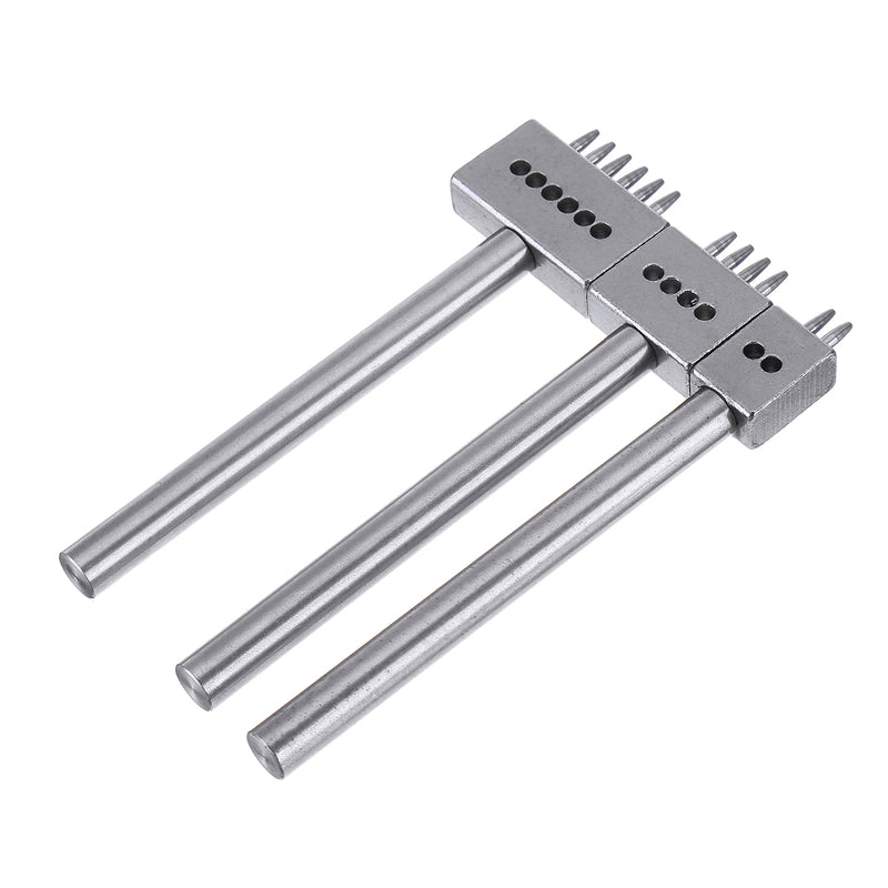 4/5/6mm Leather Chisel Craft Tools Hole Punch Stitching Punch Tool Set