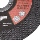 4.5/5 Inch Cutting Disc Wheels Thin Angle Grinder Cut Off Metal Steel Strip Flap