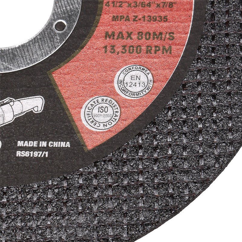 4.5/5 Inch Cutting Disc Wheels Thin Angle Grinder Cut Off Metal Steel Strip Flap