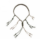 Outdoor Survival Whistle Call Lanyard Hand Braided Emergency Rescue Hiking Hunting Loop Rope Neck Strap