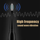 5 Modes Electric Toothbrush Sonic Power IPX7 Waterproof Black White Timing