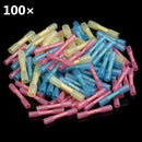Excellway HS01 100pcs Heat Shrink Wire Crimp Terminals BUTT Waterproof Connector