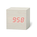 Bakeey LED Digital Retro Glow Alarm Clock Voice Control Snooze Function Desktop Clock For Smart Home