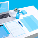 Fizz FZ103004 A4 L-shape Transparent File Folder Documents Holder File Pockets Students Test Exam Paper Container Office School Supplies from Xiaomi Youpin