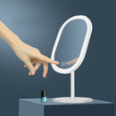 3 Levels LED Lighted Makeup Mirror USB Charging Touch Screen Swivel Tabletop Vanity Face Mirrors