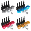 On-road Racing Wheels Conversion Set For RC 1/18 Wltoys A959 A969 A979 Blue/Red/Gold/Titanium