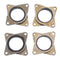 4Pcs NEMA17 Stepper Motor Damping Shock Absorber with Screws Kit for 3D Printer