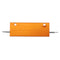 10pcs RX24 100W 10R 10RJ Metal Aluminum Case High Power Resistor Golden Metal Shell Case Heatsink Resistance Resistor
