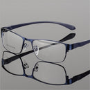 Fashionable Light Slim Eye Glasses Frame Metal Full Rim Frame Rx Prescription Lens for Men and Women