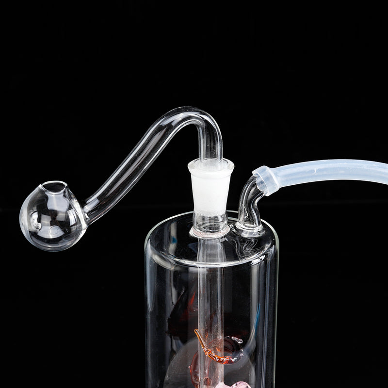 Water Glass Pipes Mute Pot Glass Pipette Silent Pot With Mute layer