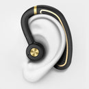 Portable Lightweight Single Wireless bluetooth 5.0 Earhook Noise Cancelling Earphone Headphone with Mic