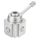 Machifit Upgraded Silver Quick Change Post Holder Set Boring Bar Turning Tool Holder For CNC Mini Lathe