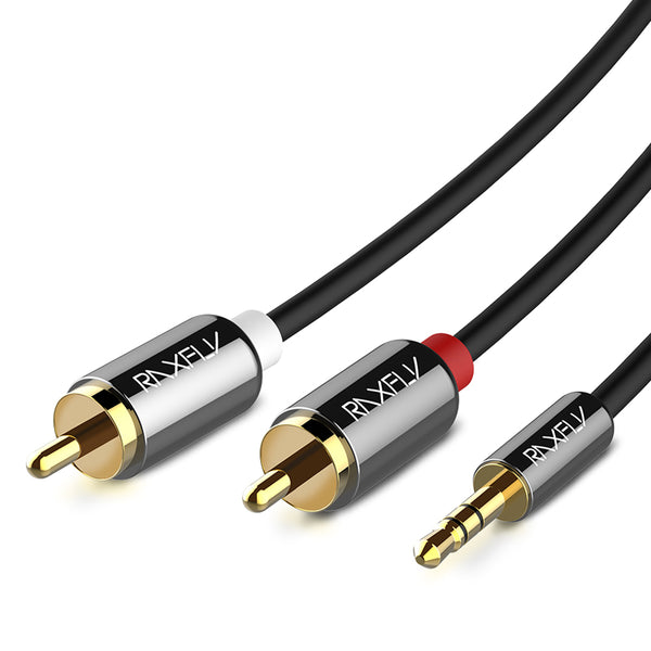 RAXFLY 3.5mm RCA Cable to 3.5 Audio cable rca 3.5mm Jack male