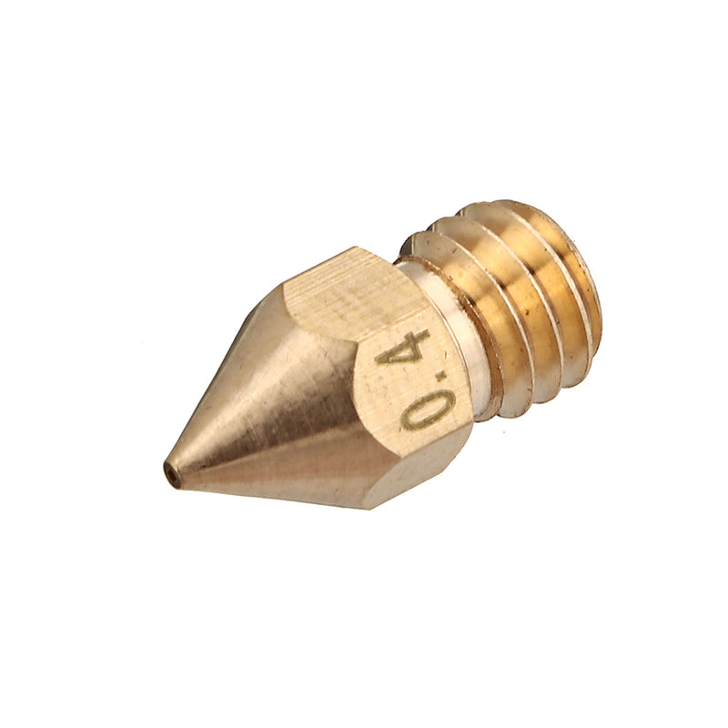 5PCS 3mm/0.4mm Copper MK8 Thread Extruder Nozzle For 3D Printer
