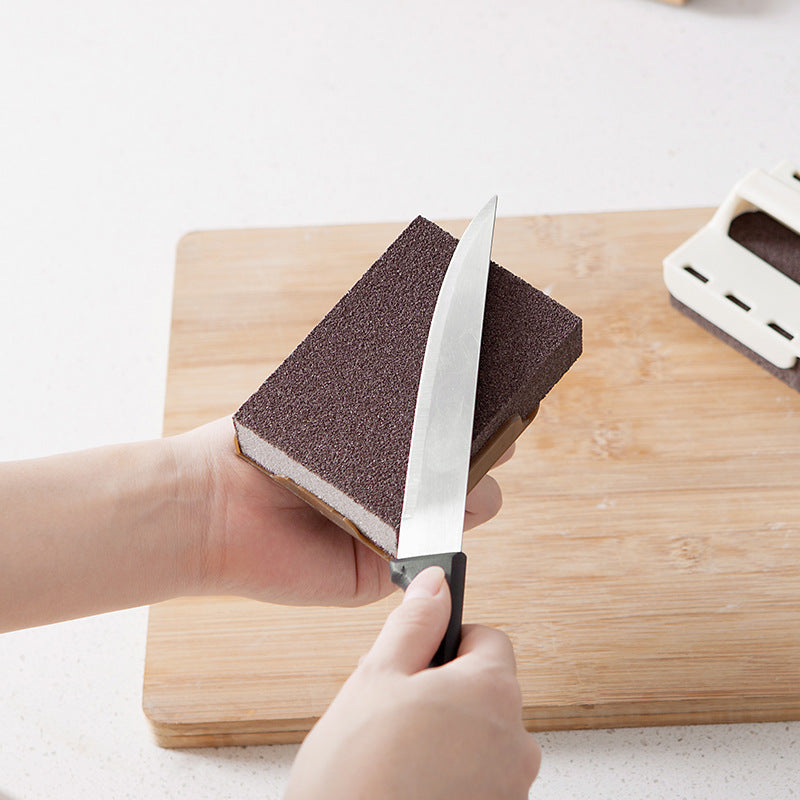 Honana Replaceable Emery Sponge Wipe Strong Decontamination With Handle Magic Cleaning Sponge