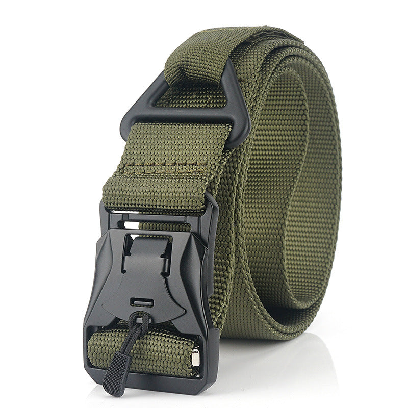 ENNIU DS3 125CM Zinc Alloy Heavy Duty Tactical Belt Outdoor Nylon Leisure Waist Belts