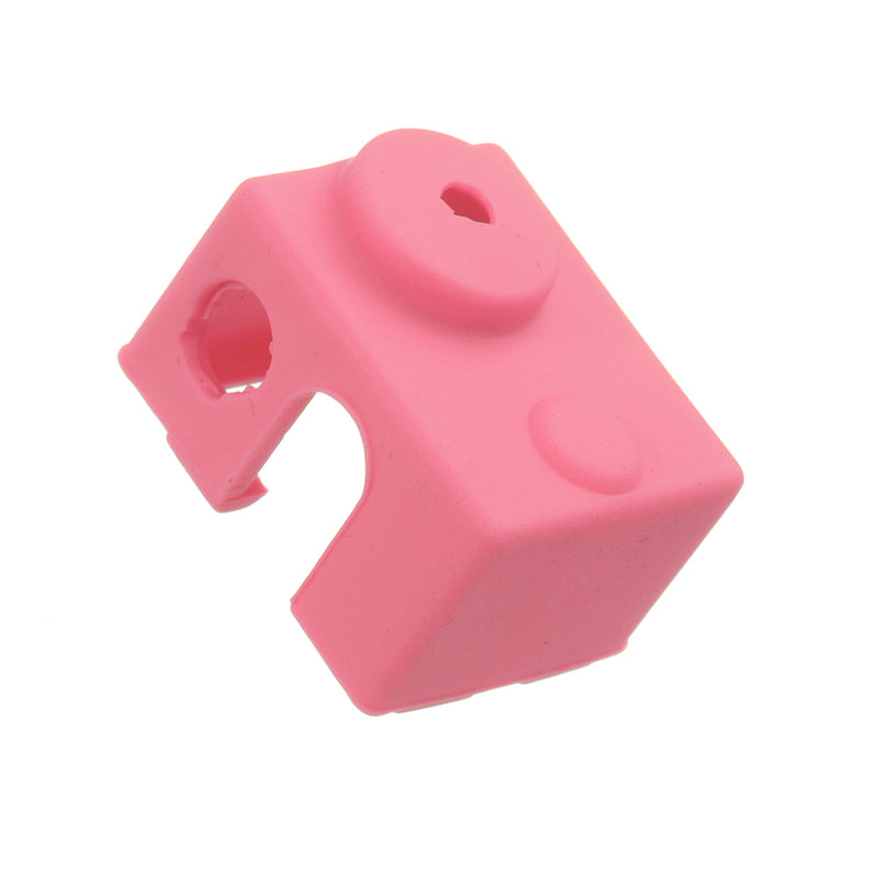 10pcs Pink Universal Hotend Block Insulation Sock Silicone Case For 3D Printer