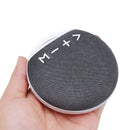Portable Mini Outdoor Wireless bluetooth Stereo Cloth Speaker with Lanyard Strap Microphone