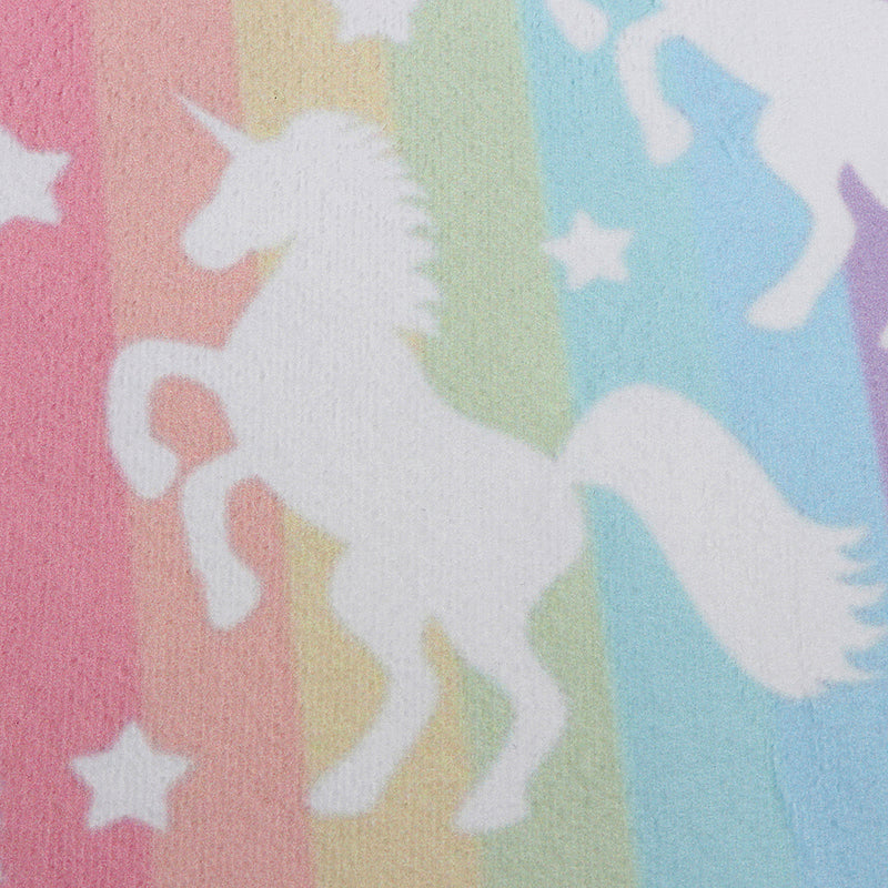 3Pcs /Set Washable Anti-Slip Bathroom Mats Set Shower Floor Toilet Rug Carpet Unicorn
