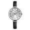 SKMEI 1184 Simple Design Ladies Wrist Watch Genuine Leather Strap Quartz Watches