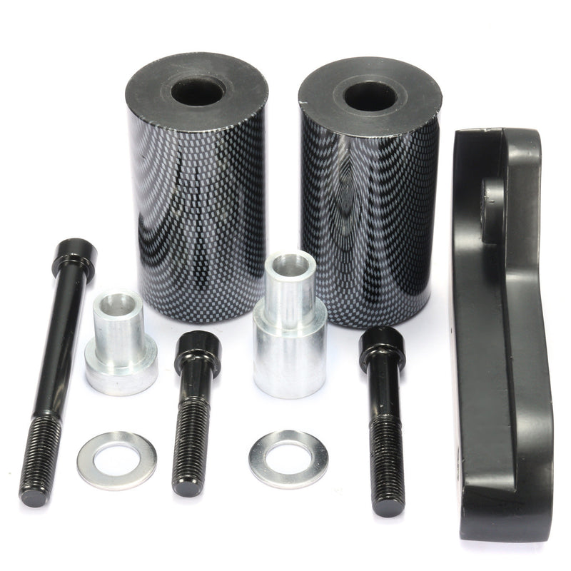 Carbon No Cut Frame Slider Protector For Suzuki GSXR 600 750 2006-2008